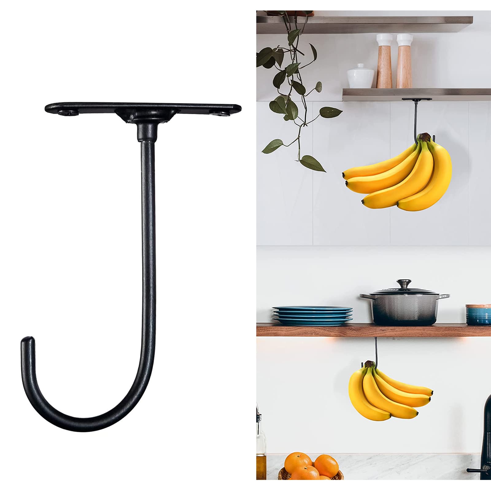 Banana Hanger Hook for Kitchen & Home - Hanging Bananas & Supplies