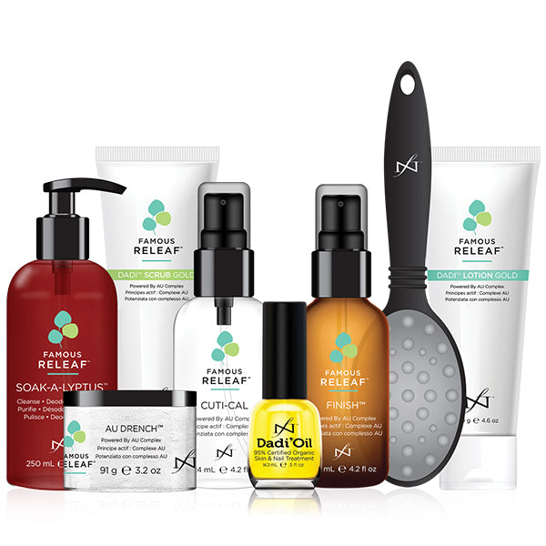 RELEAF Professional Manicure & Pedicure Kit - Complete Nail Care Set for Home & Salon Use - Perfect for DIY Nails, Gifts & Spa Days