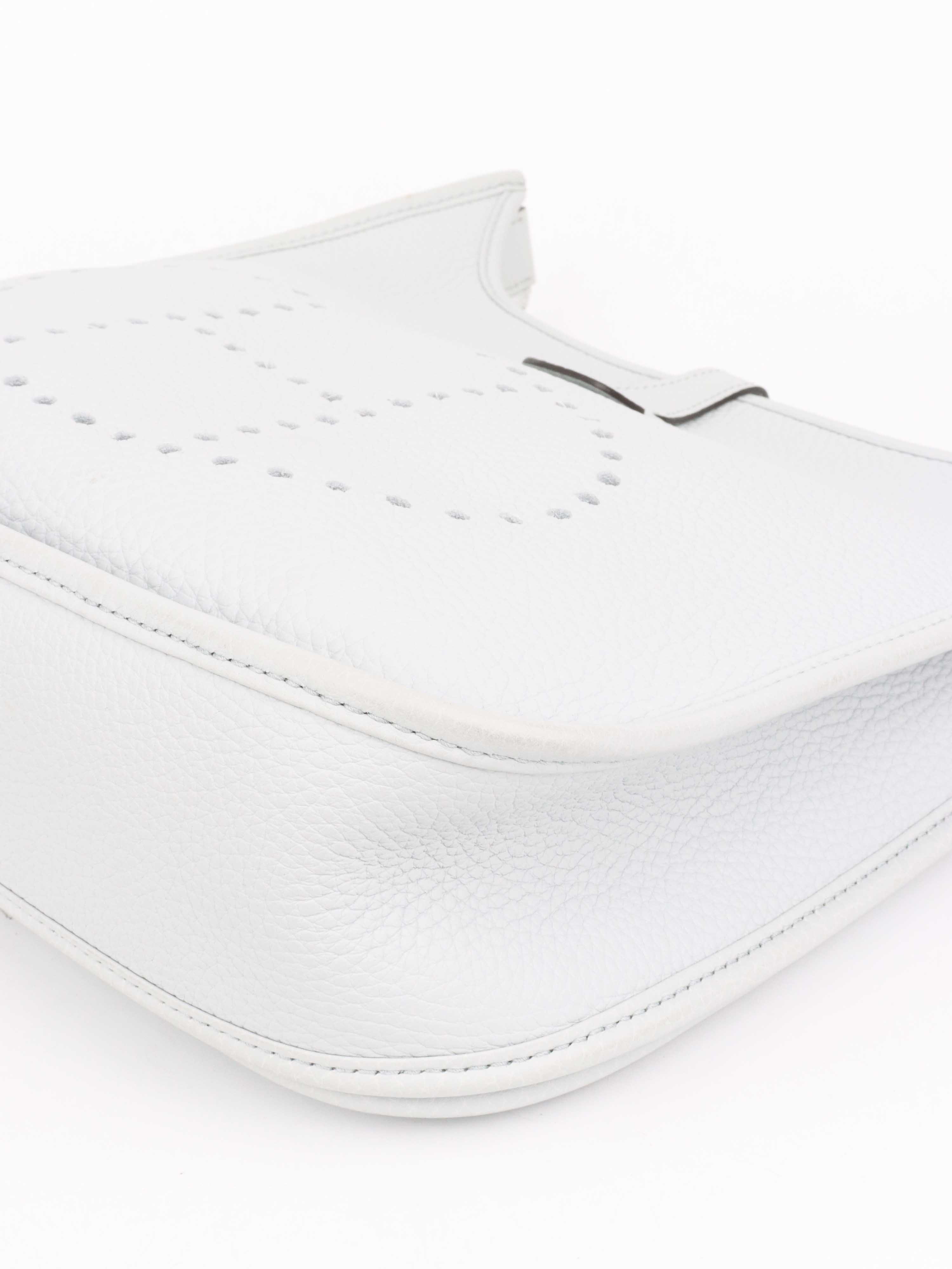 Authentic Hermes Evelyne 29 Bag in Gris Pale - Luxury Crossbody Shoulder Bag for Women | Perfect for Everyday Use, Work & Travel