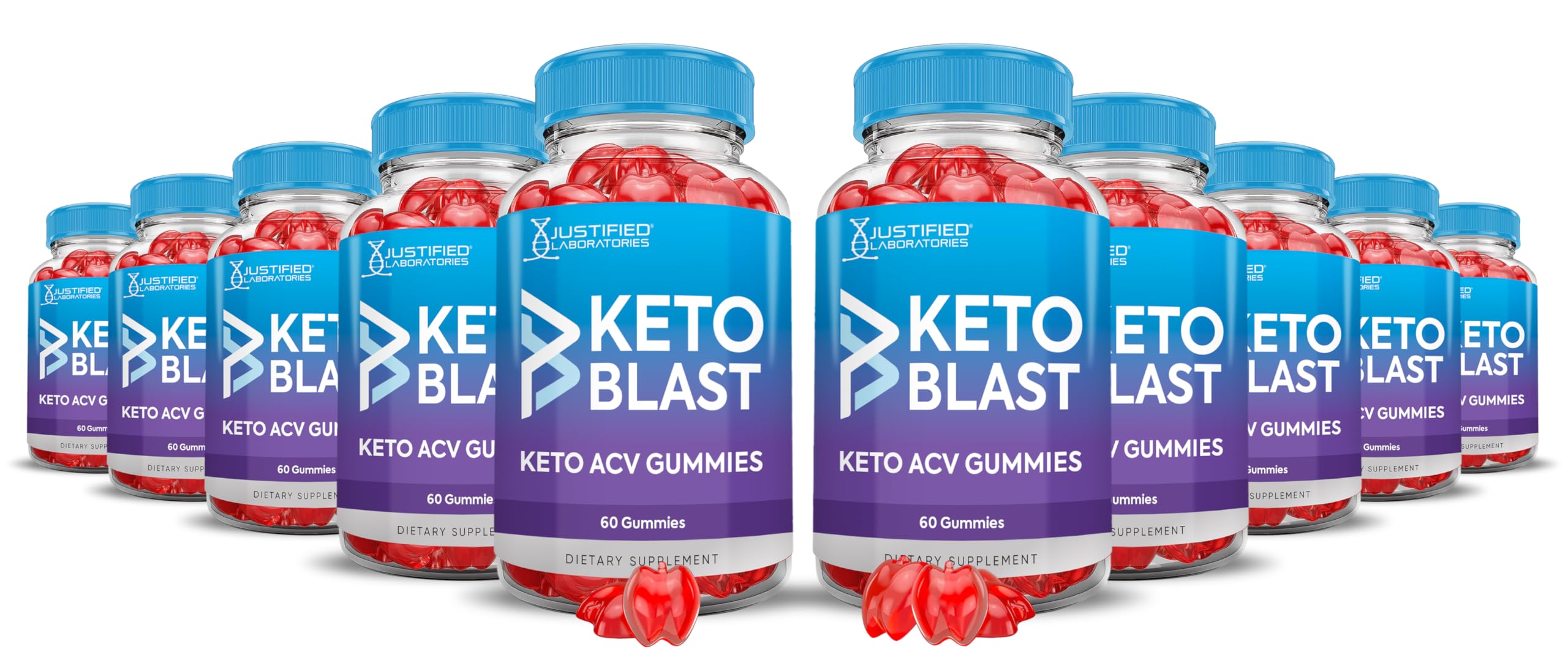 (10 Pack) Keto Blast Gummies 1000MG - Apple Cider Vinegar Keto Supplement with Pomegranate & Beet Juice Powder, Vegan Non-GMO, B12 Vitamin - Supports Weight Loss & Energy Boost - Perfect for Ketogenic Diet & Healthy Lifestyle