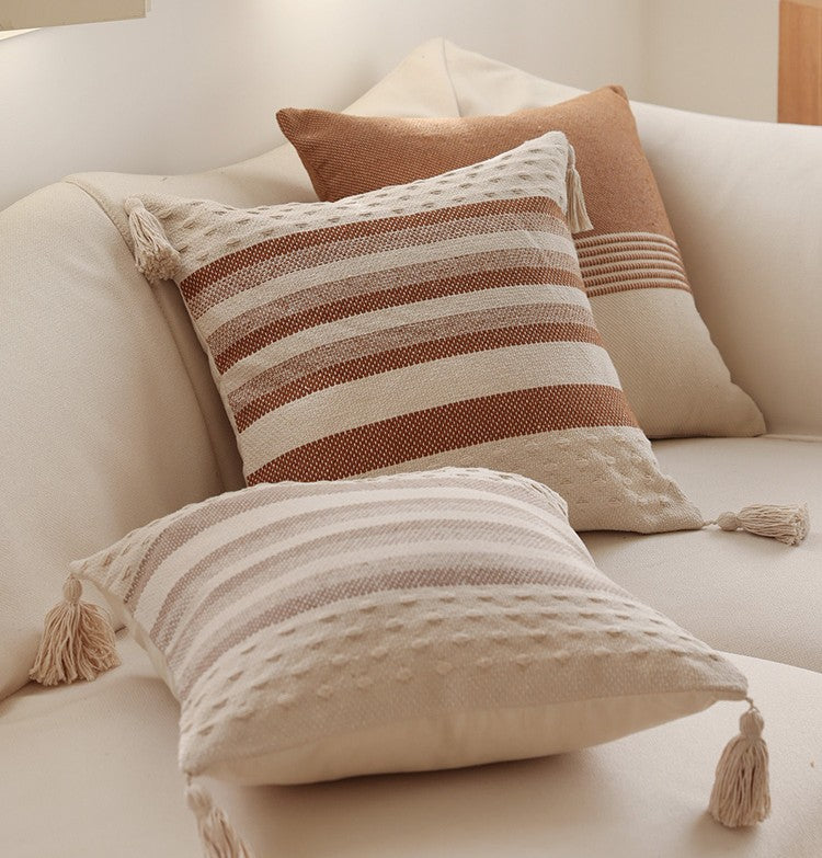 Stylish Geometric Pattern Decorative Sofa Pillows for Bedroom & Living Room - Soft Square Pillow Covers for Couch, Sofa, and Home Decor - Perfect for Cozy Nights and Modern Interior Design