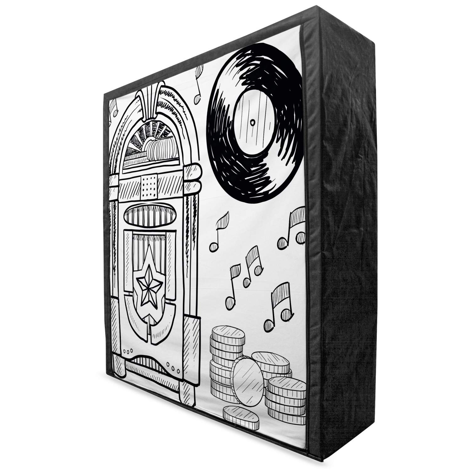 Ambesonne Portable Fabric Wardrobe - 59