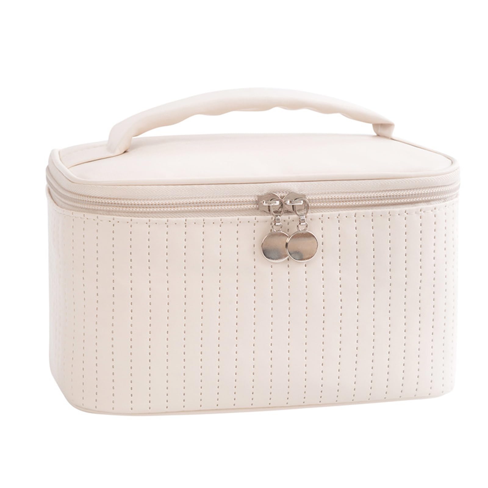 SHESHY Large Travel Makeup Bag - Waterproof Cosmetic Organizer & Toiletry Bag for Women | Perfect for Air Travel, Vacation & Daily Beauty Storage | Multi-functional Makeup Case with Cake Design