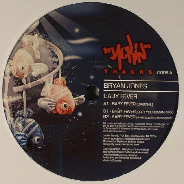Bryan Jones Baby Fever Jackin Tracks JT006 - High Energy House Music for DJ Sets, Club Nights & Dance Parties
