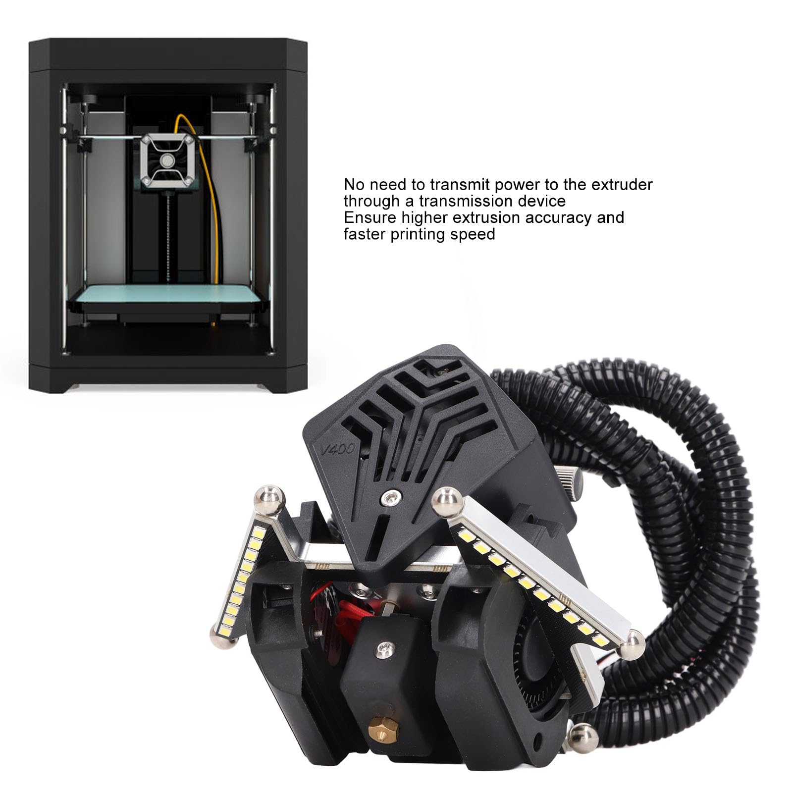 FLSUN V400 3D Printer Direct Drive Extruder - High-Speed Printing Replacement Part for Fast & Precise 3D Printing | Perfect for DIY Projects, Prototyping & Home Manufacturing