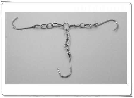 Triple Hooks & Chains - Heavy Duty Fishing Hooks with Chains for Saltwater & Freshwater Fishing - Perfect for Boat, Pier, and Shore Fishing