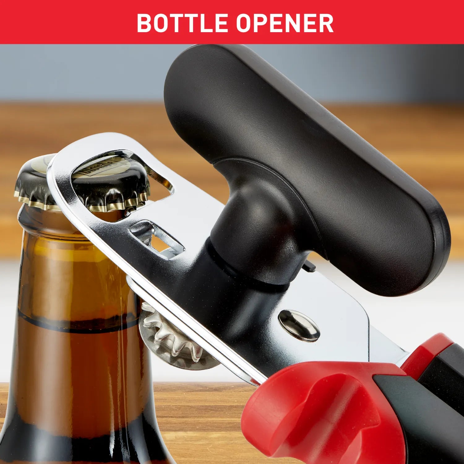 Tefal Ingenio K2070514 Electric Can Opener - Easy Open Cans with One Touch for Kitchen, Camping & Emergency Use