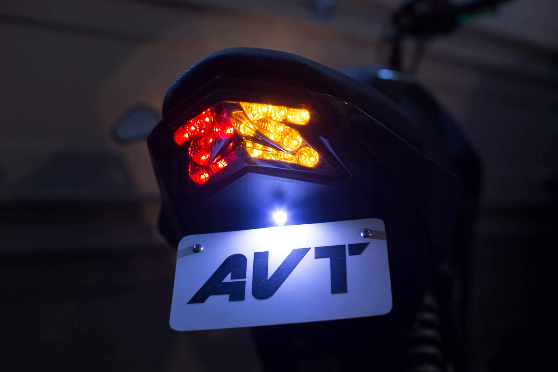 AVT z125 Pro Fender Eliminator Kit for Honda Grom 2017-2025 - LED Integrated Turn Signals & Tail Light - Motorcycle Customization & Safety Upgrade
