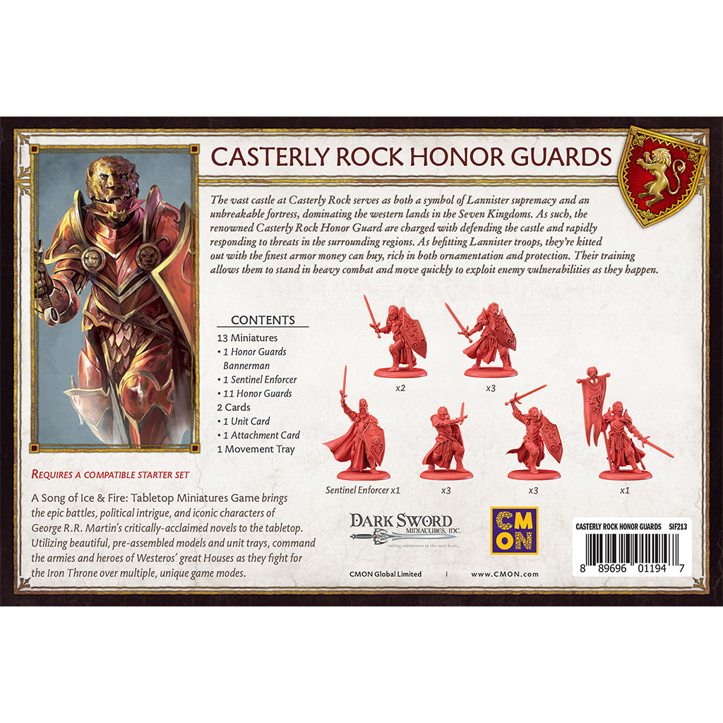 SIF: Casterly Rock Honor Guards - Premium Collectible Figures for Game of Thrones Fans | Perfect for Display, Gifts, and Fantasy Collections