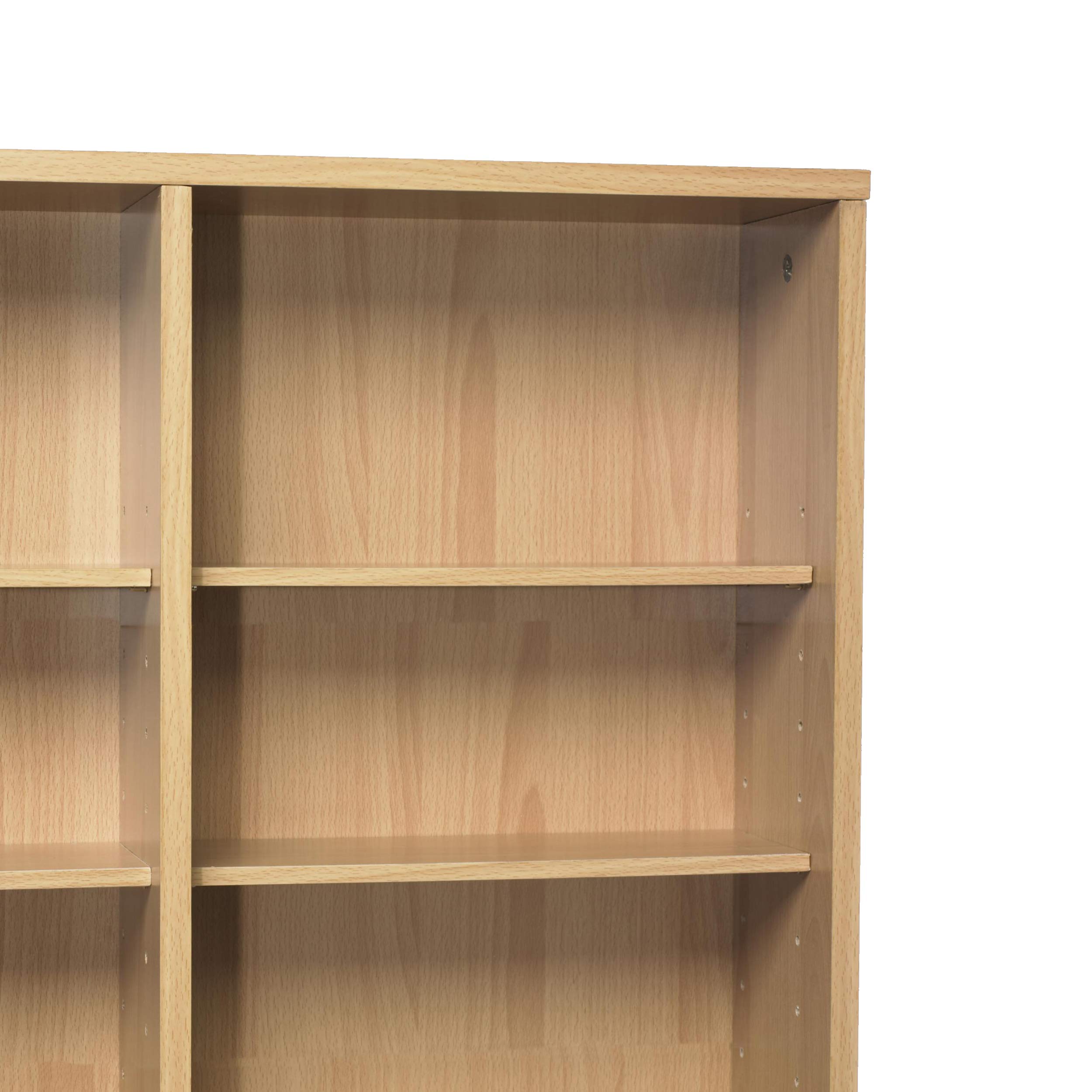 Atlantic Oskar 1080 Media Storage Cabinet - Organize & Protect Music, Movies, Video Games & Collectibles | Maple Finish | Perfect for Home Theater, Game Room & Office Organization (Model PN 38435715)