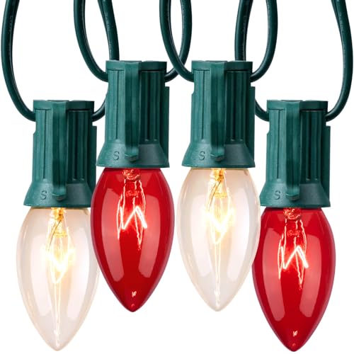 Red and Clear Bulb Green Wire