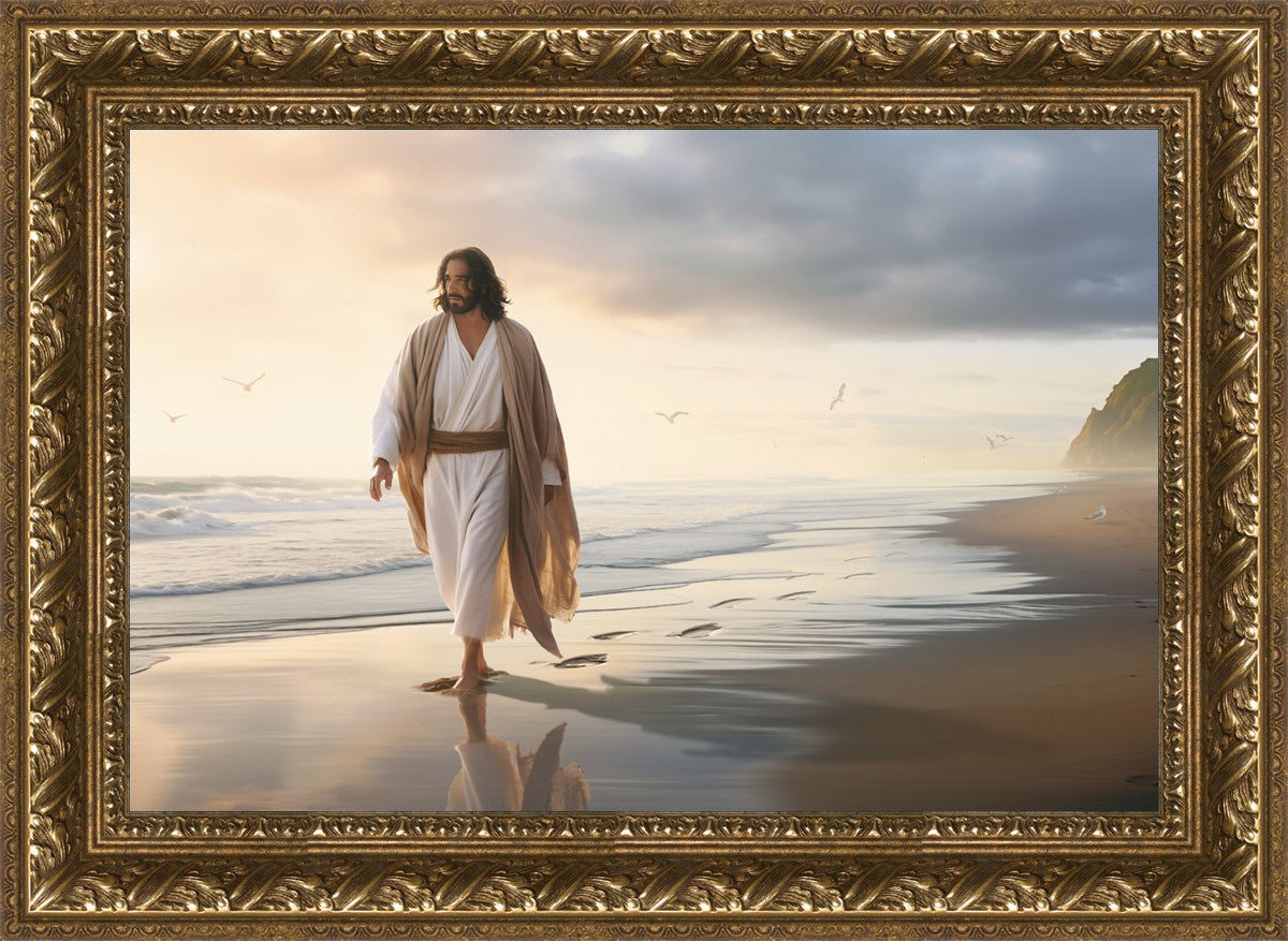 Man of Solitude by Laci Gibbs - Inspirational Wall Art for Home Office Decor & Man Cave Gifts