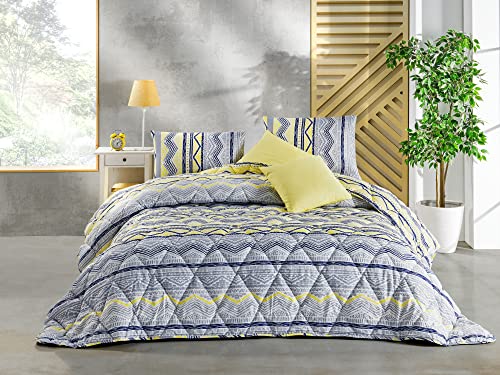 Gray & Yellow Zigzag