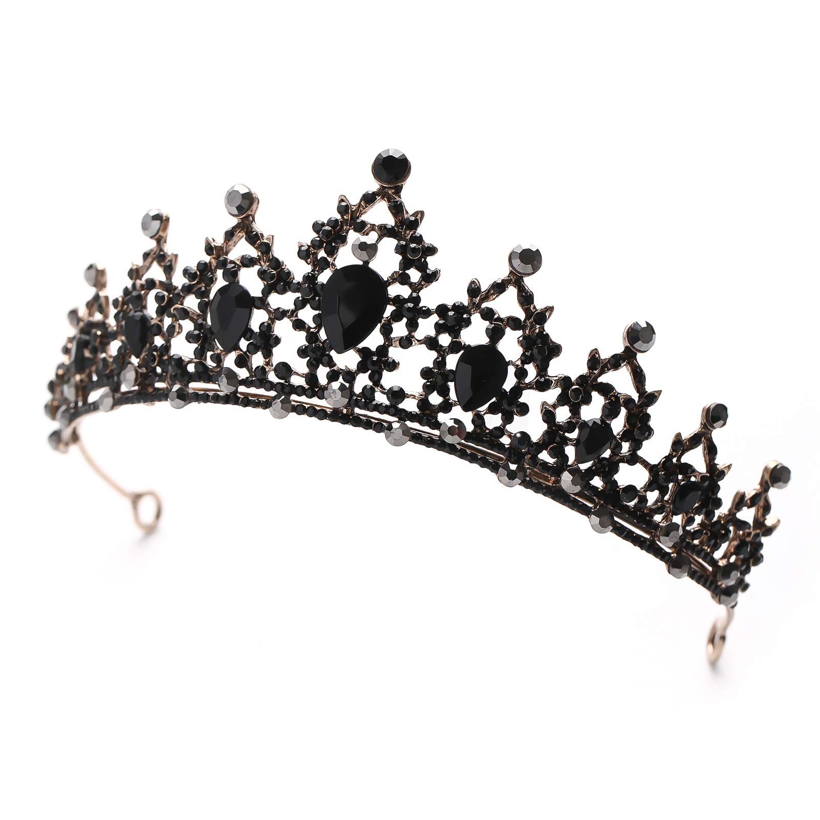 FORSEVEN Rhinestone Headband - Elegant Crystal Tiara for Women, Bridal Wedding Hair Accessories, Birthday Party Headpiece (Perfect for Bridal Showers, Prom, Pageants & Special Occasions)