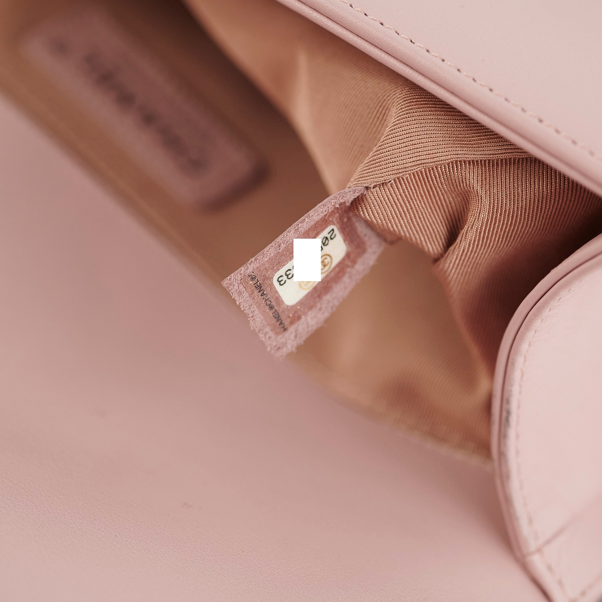 Chanel Old Medium Boy Bag Lambskin Leather Light Pink Crossbody Bag for Women | Luxury Designer Handbag for Parties, Dating & Special Occasions
