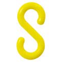 3-Inch Yellow Acetal S-Hook - Pack of 10 - Heavy Duty Hanging Hooks for Garage, Workshop, Home Organization & Outdoor Gear Storage