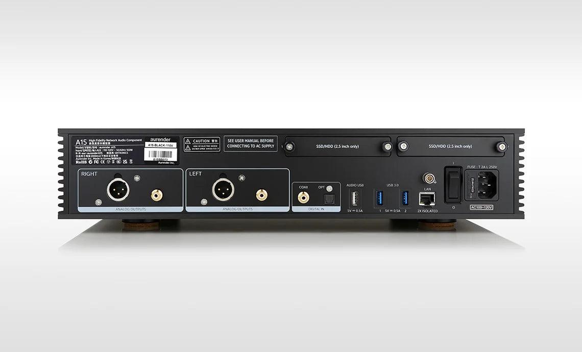 Aurender A15 High-Resolution Digital Music Streamer & Server - Premium Audiophile Grade for Home Theater & Music Listening