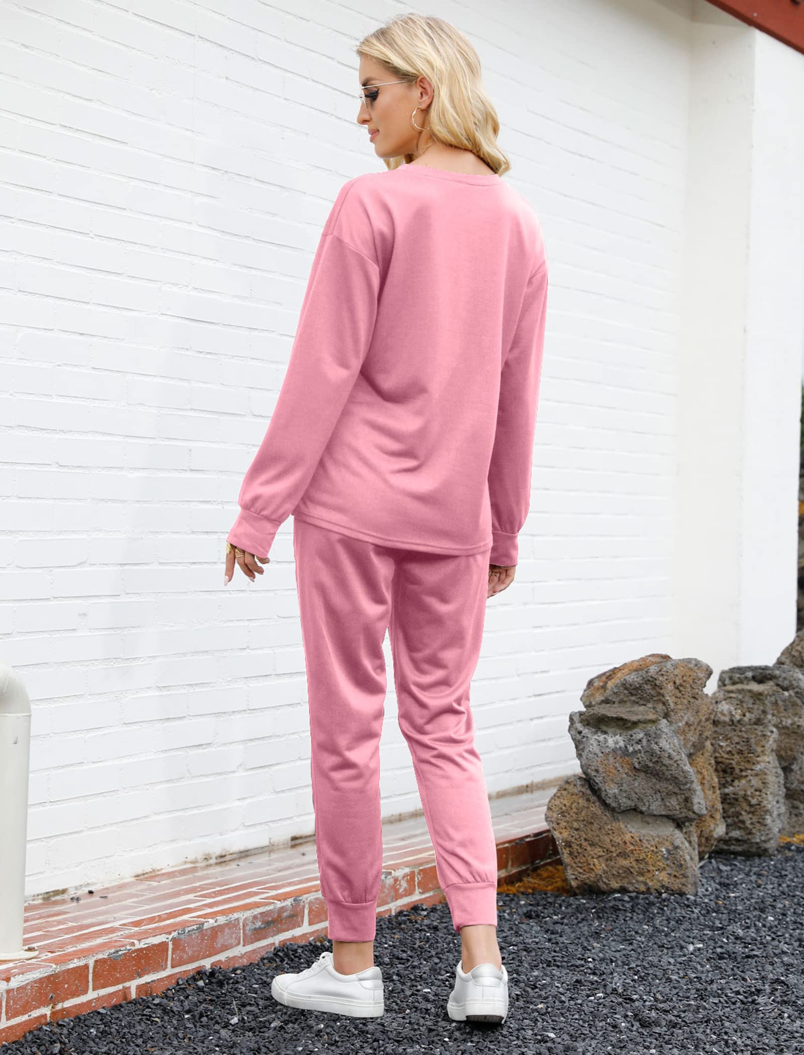 Bofell Women's 2-Piece Lounge Set - Trendy Sweatsuit & Pajama Outfit for Travel, Home & Relaxation | 2024 Fashion Comfort Wear