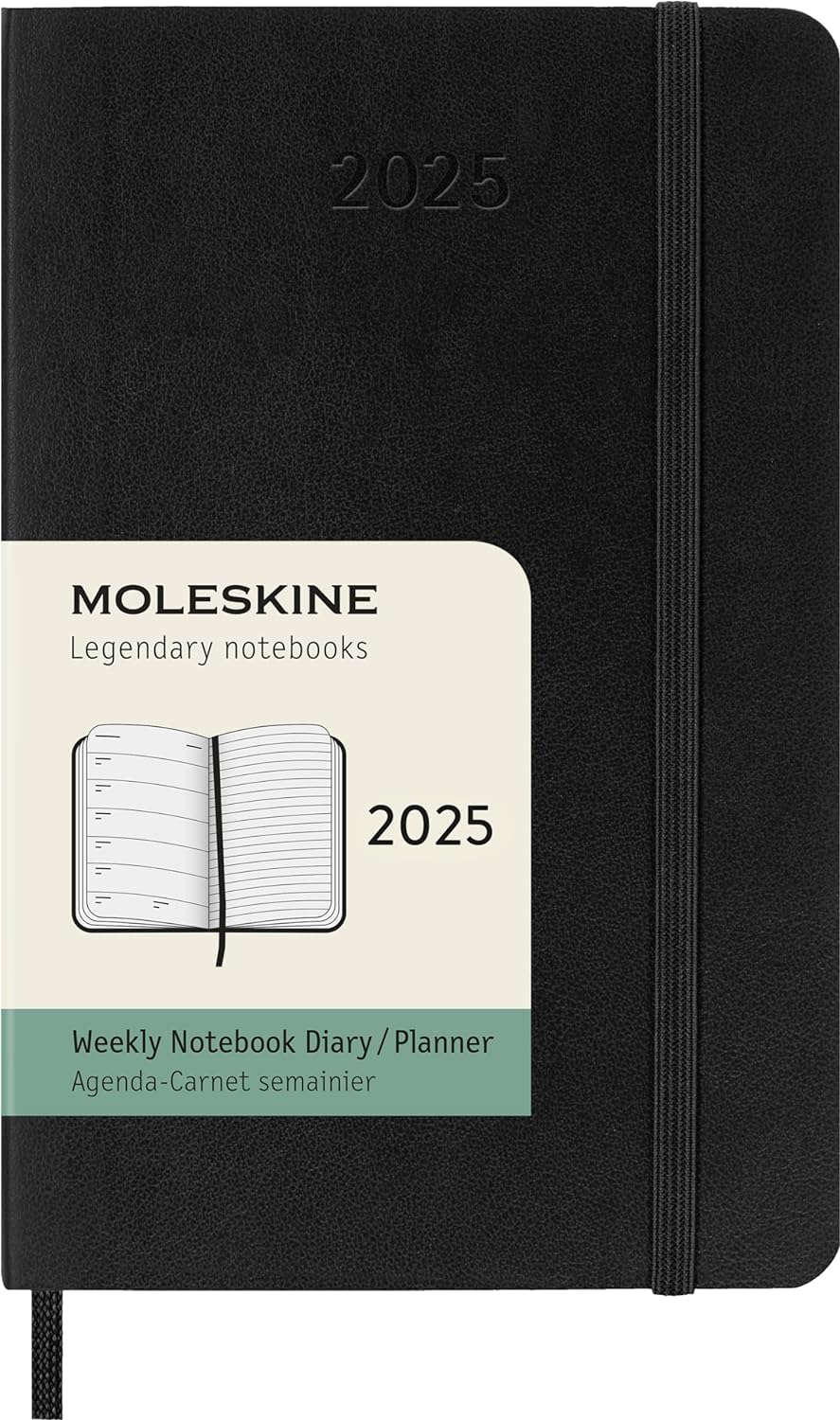 Moleskine Classic 2025 Weekly Planner - 12 Month Pocket Size (3.5