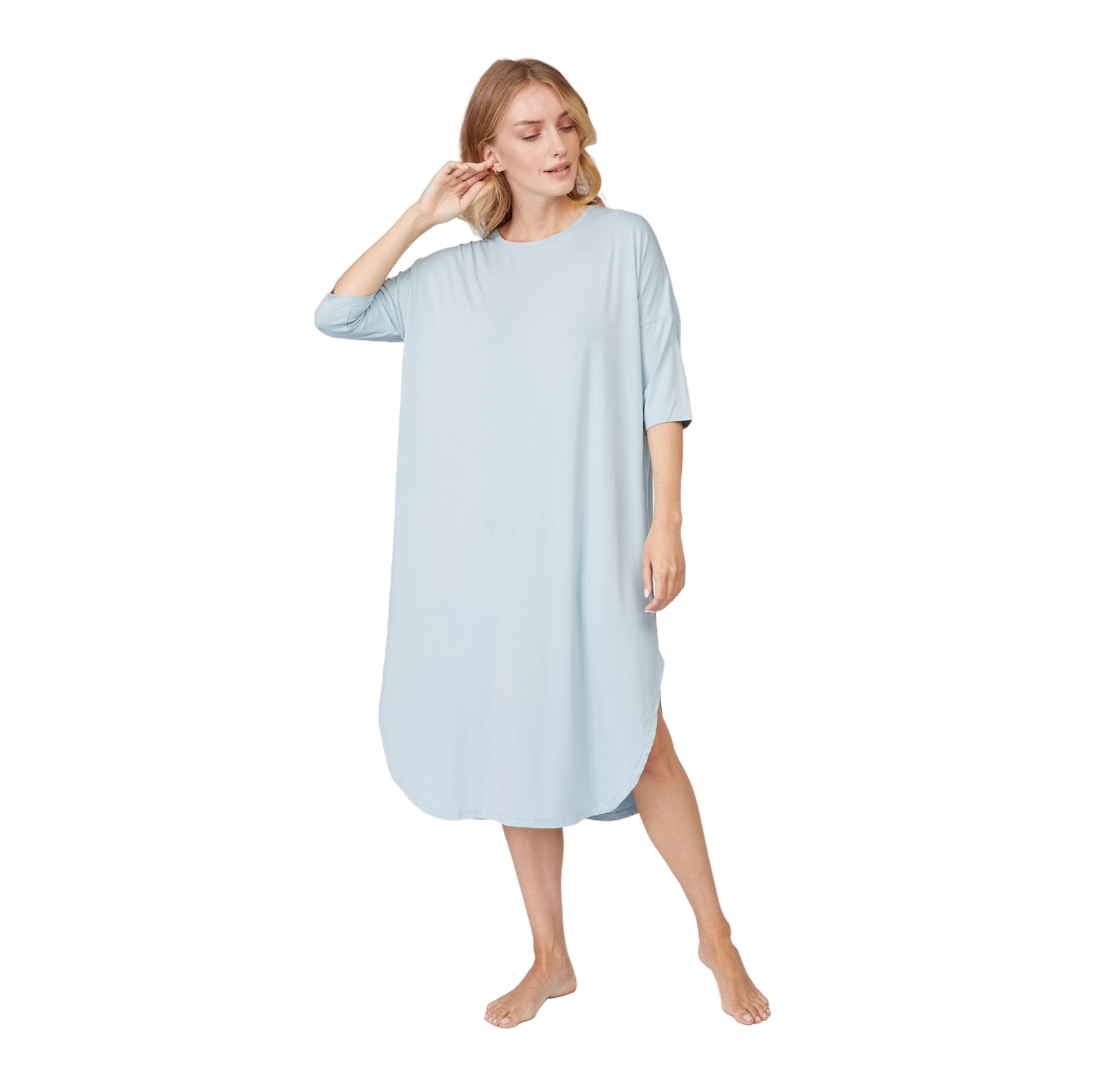 Breathable Bamboo Full Body Shirt for Men & Women - Comfortable Long Sleeve Cover Up for Yoga, Gym, and Outdoor Activities