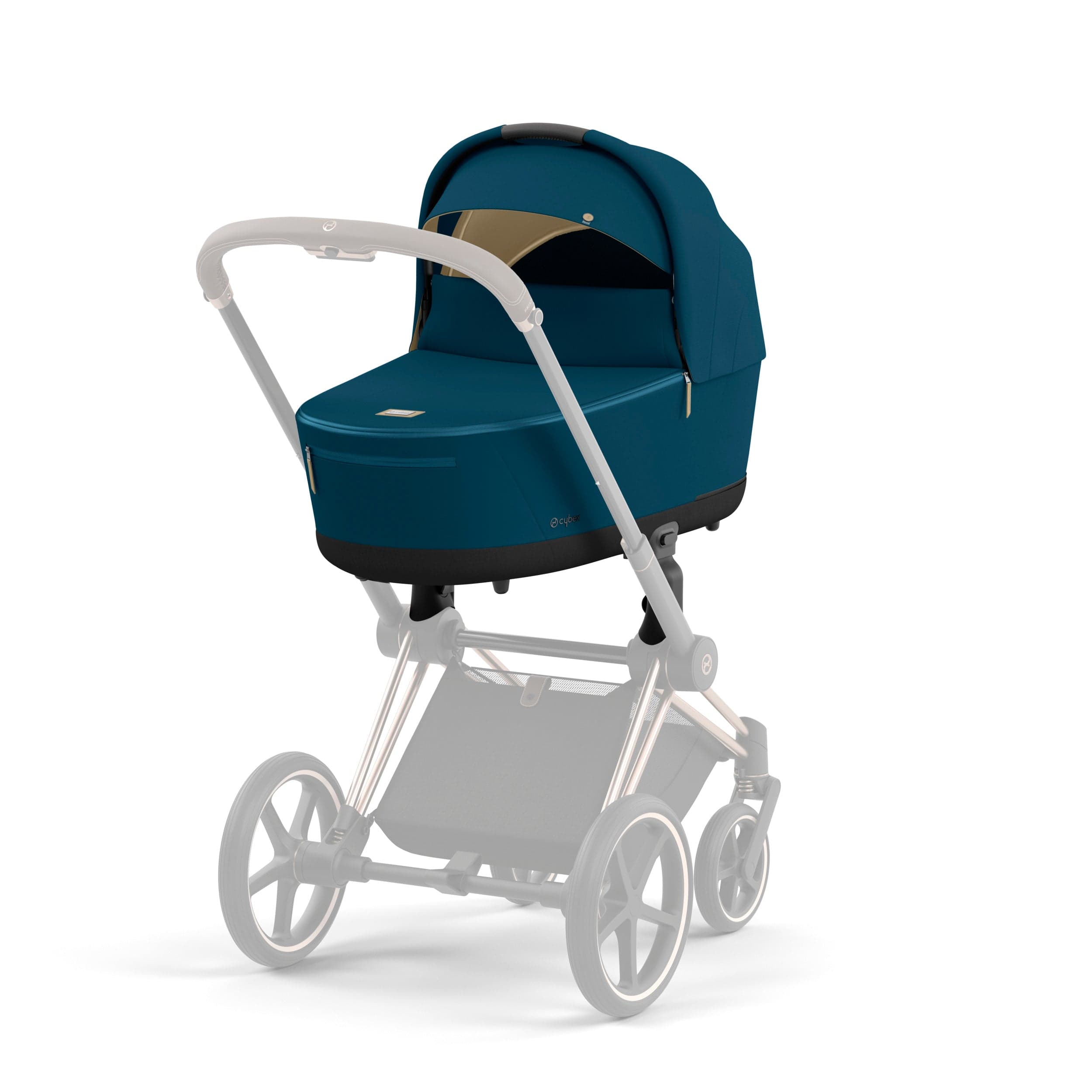 Cybex Priam 4 & ePriam 2 Lux Carry Cot - Premium Baby Stroller with Bassinet for Newborns | Perfect for City Walks, Shopping & Travel
