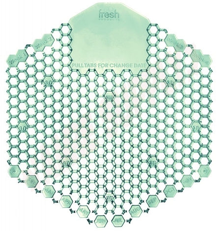 Wave Urinal Screen Deodorizer - Cucumber Melon Scent (10 Pack) | Long-Lasting Fragrance for Restrooms, Bathrooms & Public Washrooms