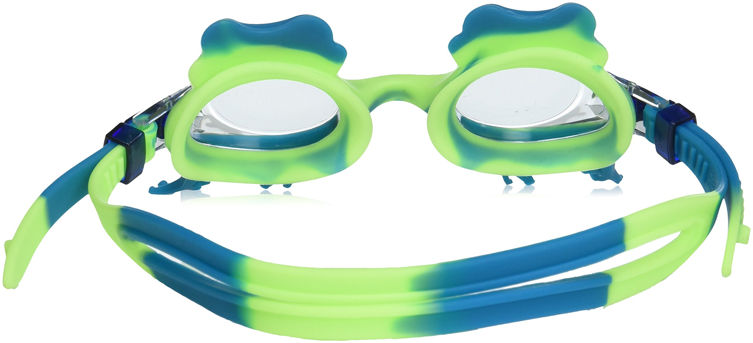 TYR Kids Swimple Frog Swim Goggles - Comfortable & Leak-Proof for Boys & Girls - Perfect for Swimming Lessons, Pool Parties & Water Play
