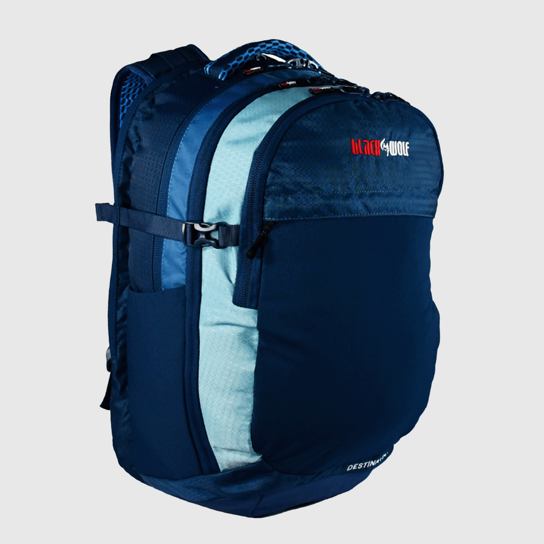 Black Wolf Destination 40 Backpack - Lightweight Hiking Backpack for Travel & Outdoor Adventures | Perfect for Camping, Trekking & Daily Commute