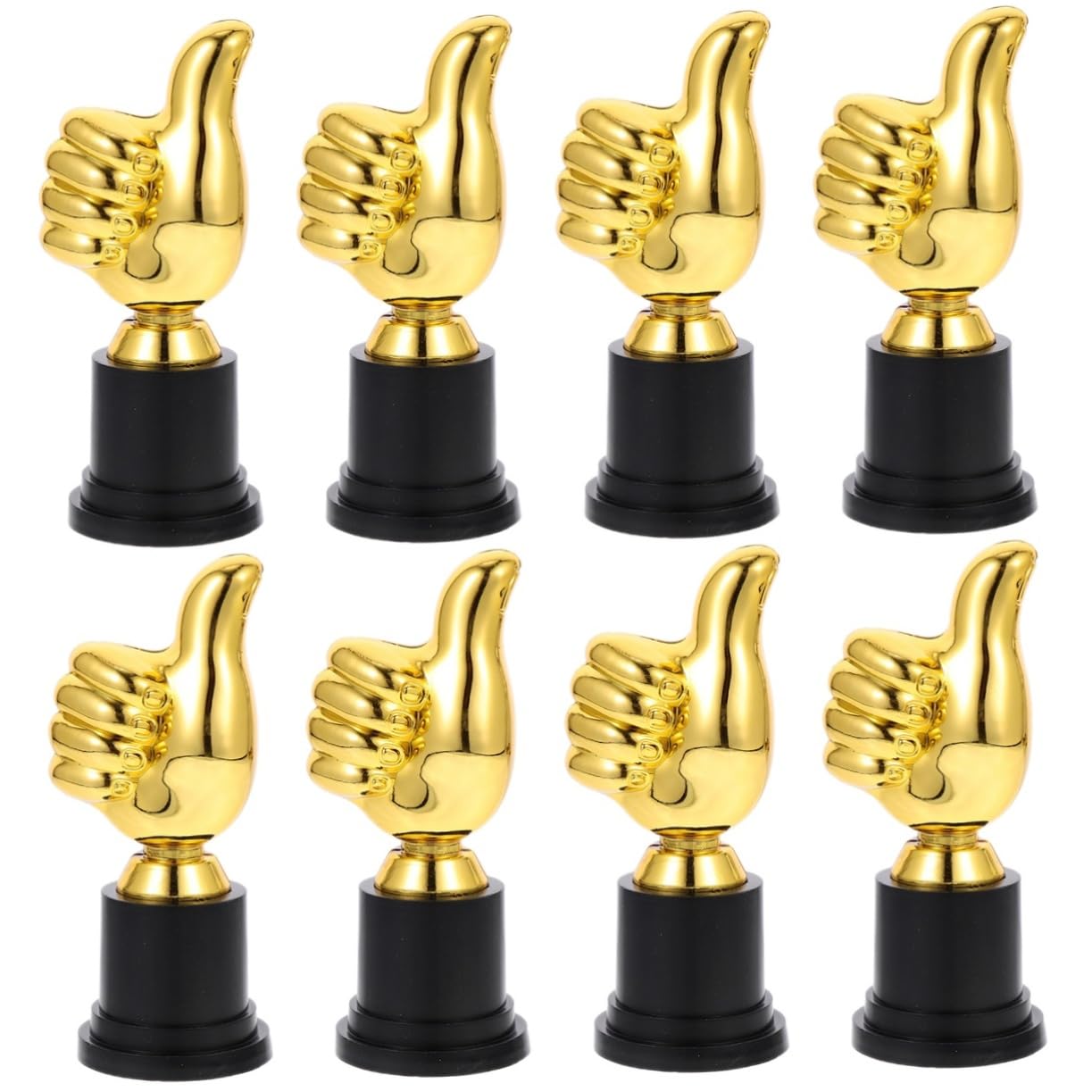 Happyyami Golden Kids Trophy Awards - Elegant Home Decor, Party Favors & Toddler Toys - Perfect for Birthday Parties, School Achievements & Sports Awards