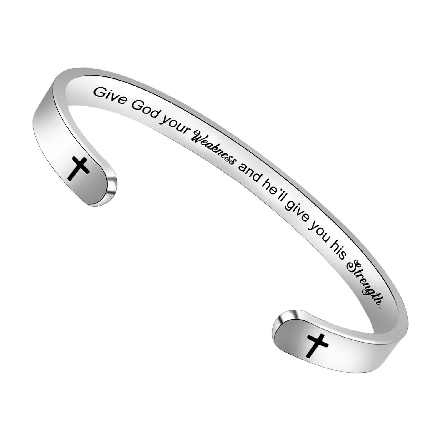 Btysun Inspirational Bracelets for Women - Motivational Cuff Bangle Jewelry, Personalized Mantra Gifts for Her, Perfect for Mother's Day, Graduation, Birthday & Friendship - Ideal for Daily Wear, Special Occasions & Thoughtful Gifting