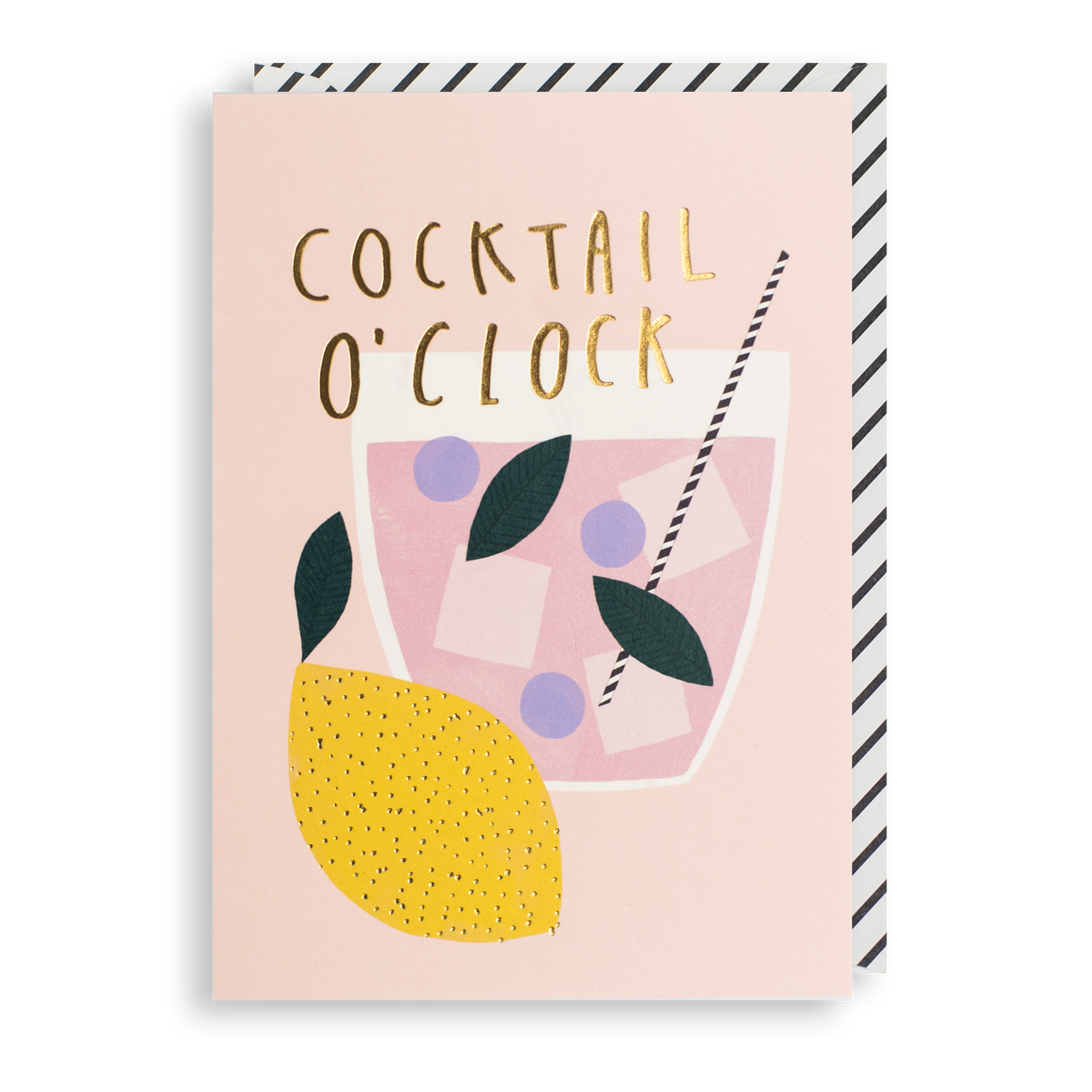 Funny Cocktail Time Birthday Card - Perfect for Parties, Celebrations & Gifts - Cheers to Another Year!