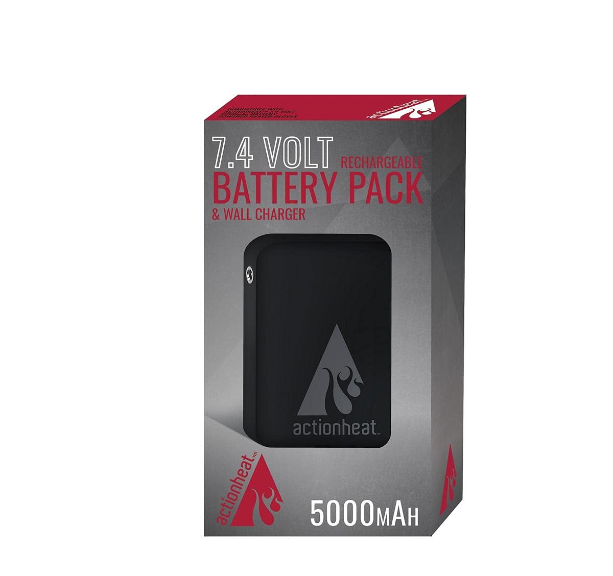 ActionHeat 7V 5000mAh Rechargeable Battery & Fast Charger Kit for Electric Blankets, Heating Pads - Perfect for Home, Office & Outdoor Use
