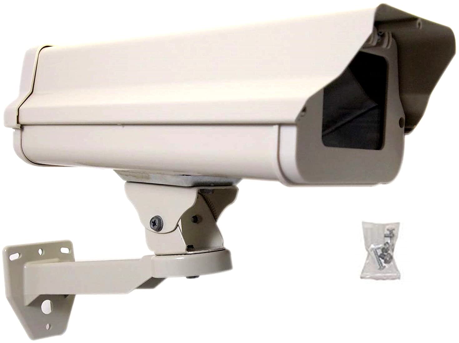 BeElion 2-Pack Aluminum CCTV Camera Housing - Weatherproof Indoor/Outdoor Security Surveillance Enclosure with Adjustable Wall Mount Bracket Kit for CCTV Systems | Ideal for Home, Office & Commercial Surveillance Protection