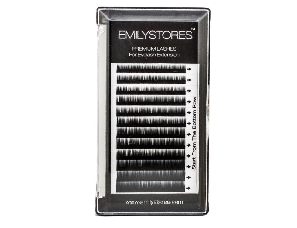 Premium 0.10mm Black Eyelash Extensions - Mixed Lengths 5/6/7/8mm for Natural Volume - Perfect for Salon Professionals & DIY Lash Artists - Enhance Your Look for Weddings, Parties & Special Occasions