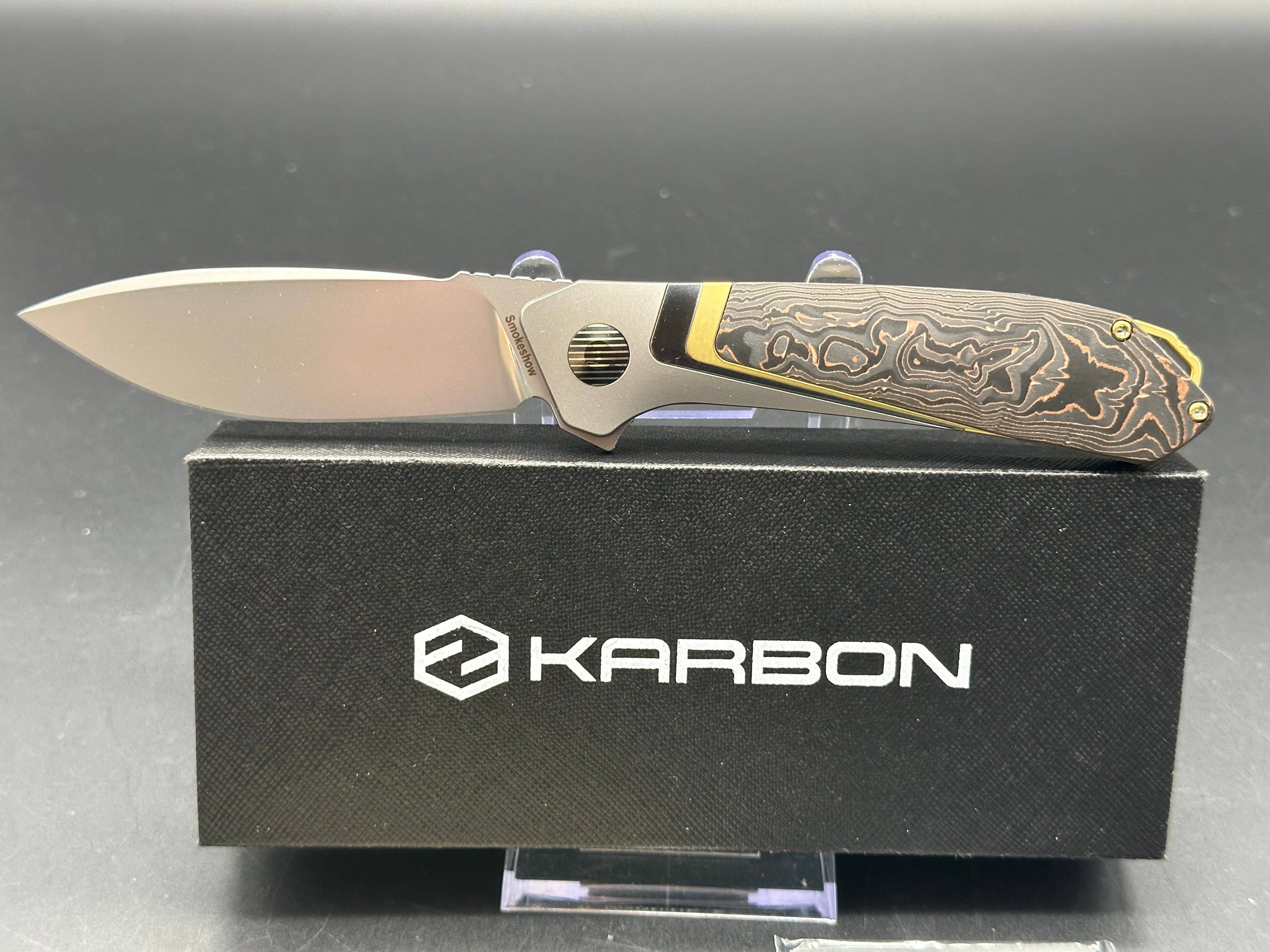 Premium Karbon Knives Smokeshow Collection - High-Performance Kitchen Knives Set for Professional Chefs & Home Cooking - Perfect for Slicing, Dicing, and Food Preparation