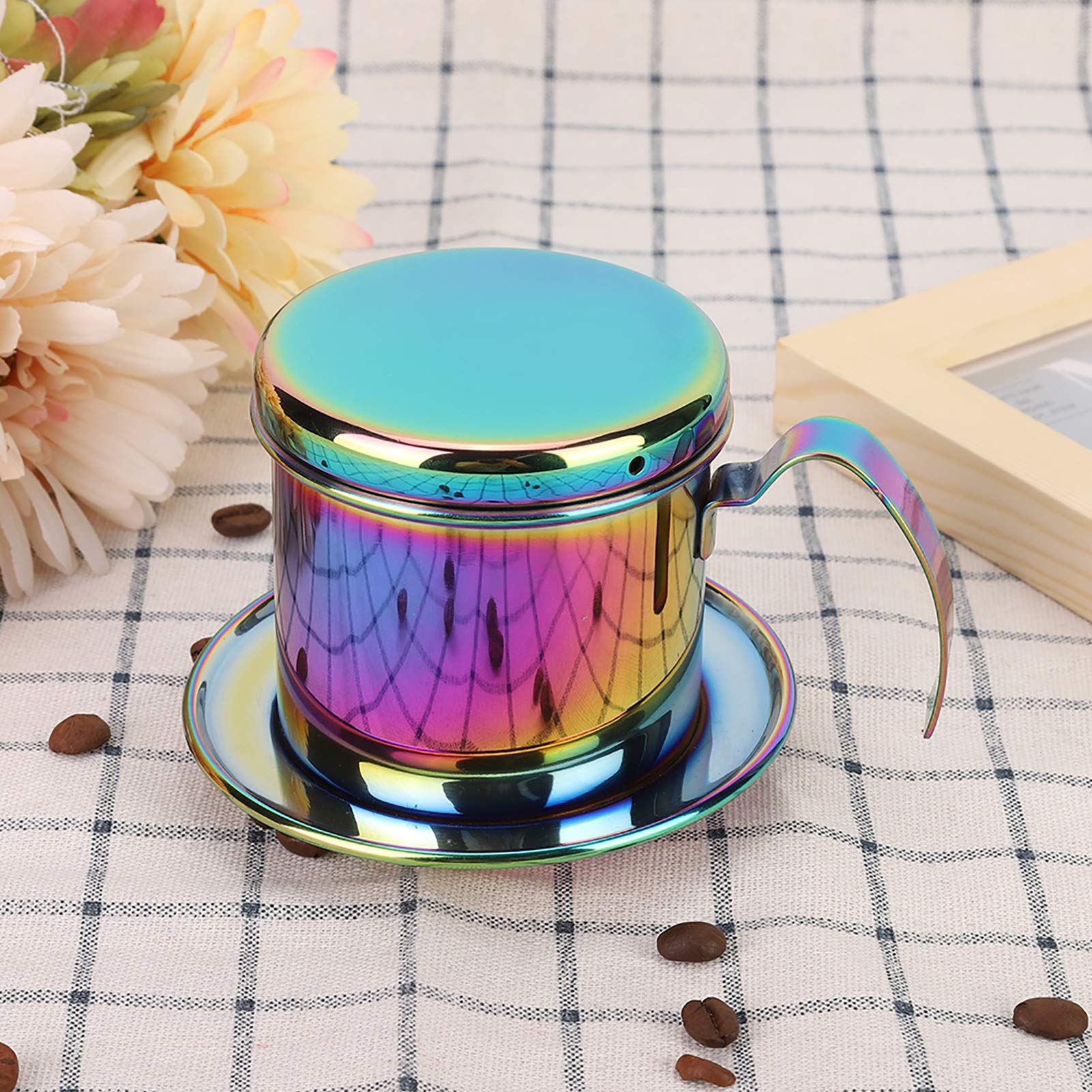 Premium Coffee Maker Set - Drip Coffee Pot with Reusable Filter, Portable & Stylish for Home, Office, Travel | Perfect Gift for Coffee Lovers & Home Decor