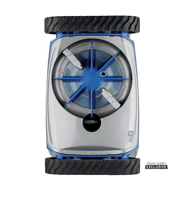 ZODIAC MX6™ ELITE Automatic Pool Cleaner - Self-Propelled Robotic Pool Vacuum with Micro-Clean Filtration & Removable Filter Basket - Efficient Cleaning for In-Ground Pools (Gray/Blue) - Perfect for Residential Backyard Pools & Vacation Homes