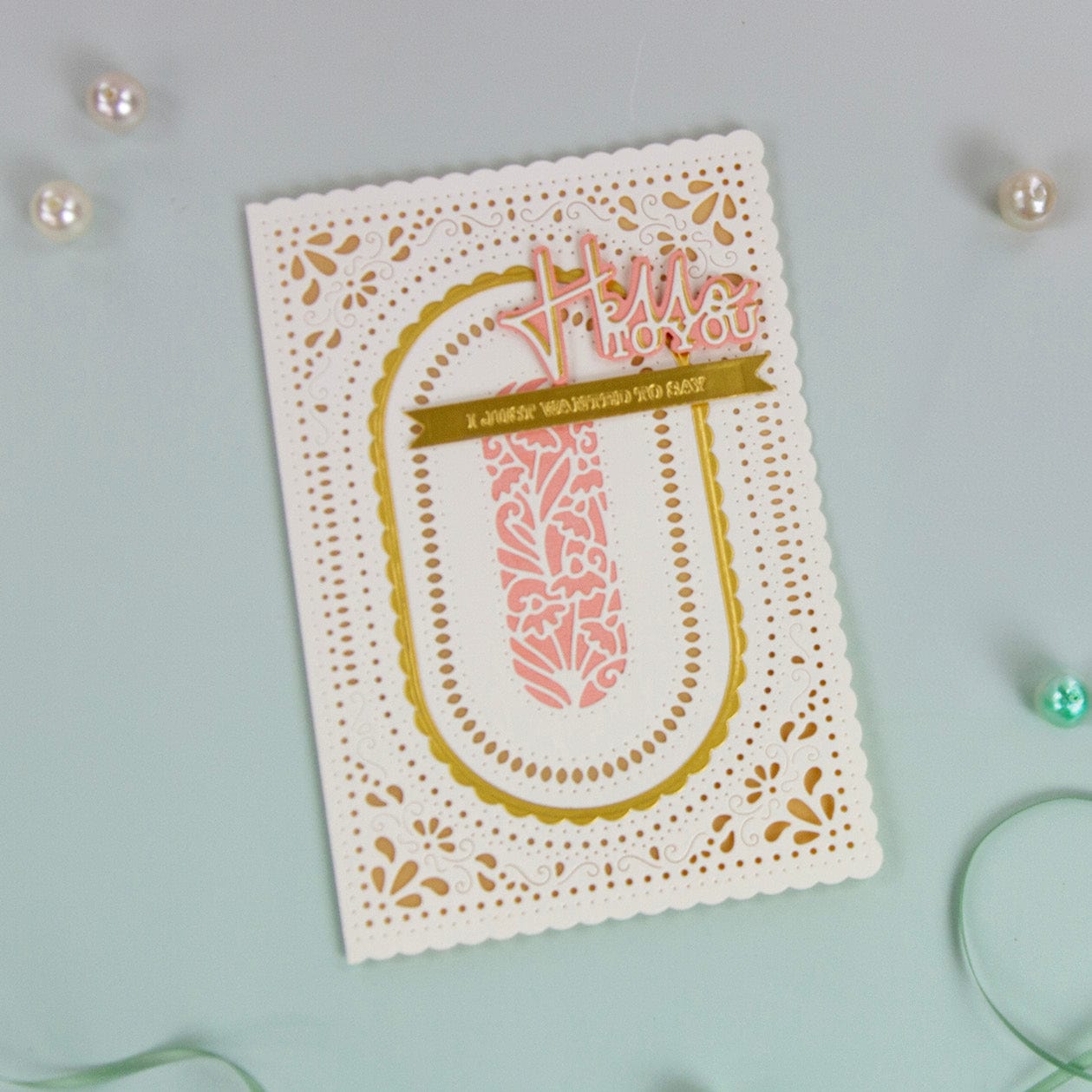Floral Layering Die & Stencil Set for Card Making - 5450e | DIY Scrapbooking, Paper Crafting & Handmade Greeting Cards