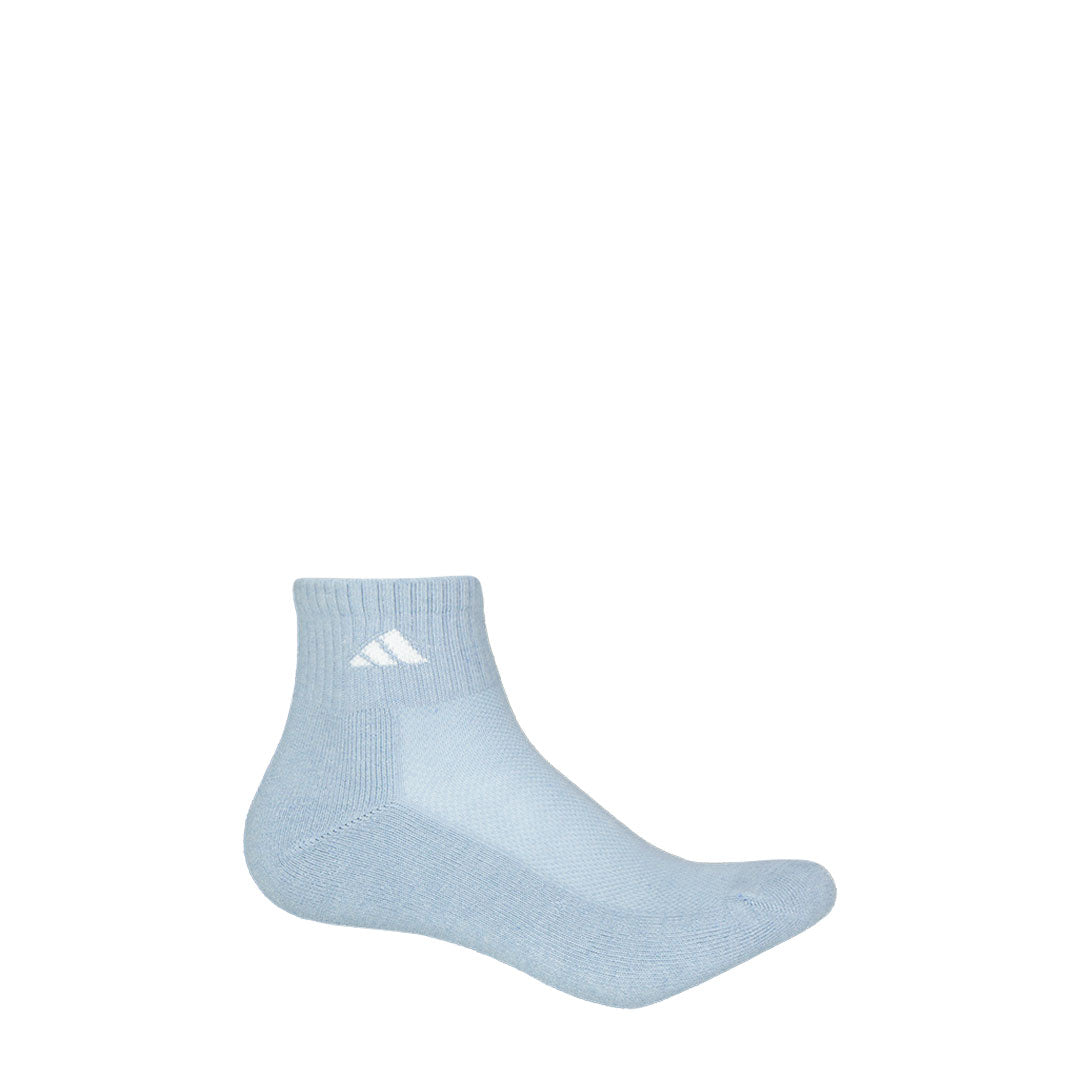Adidas Women's Cushioned 6-Pack 1/4 Socks (IQ9656) - Breathable Athletic Socks for Running, Gym & Everyday Comfort