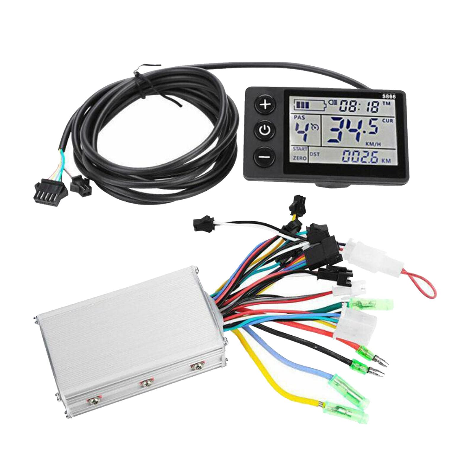 TOOYFUL LCD Bike Computer - Wireless Cycling Speedometer & Odometer with Backlight Display for Road & Mountain Bikes - Track Speed, Distance & Riding Time for Outdoor Cycling & Fitness Training
