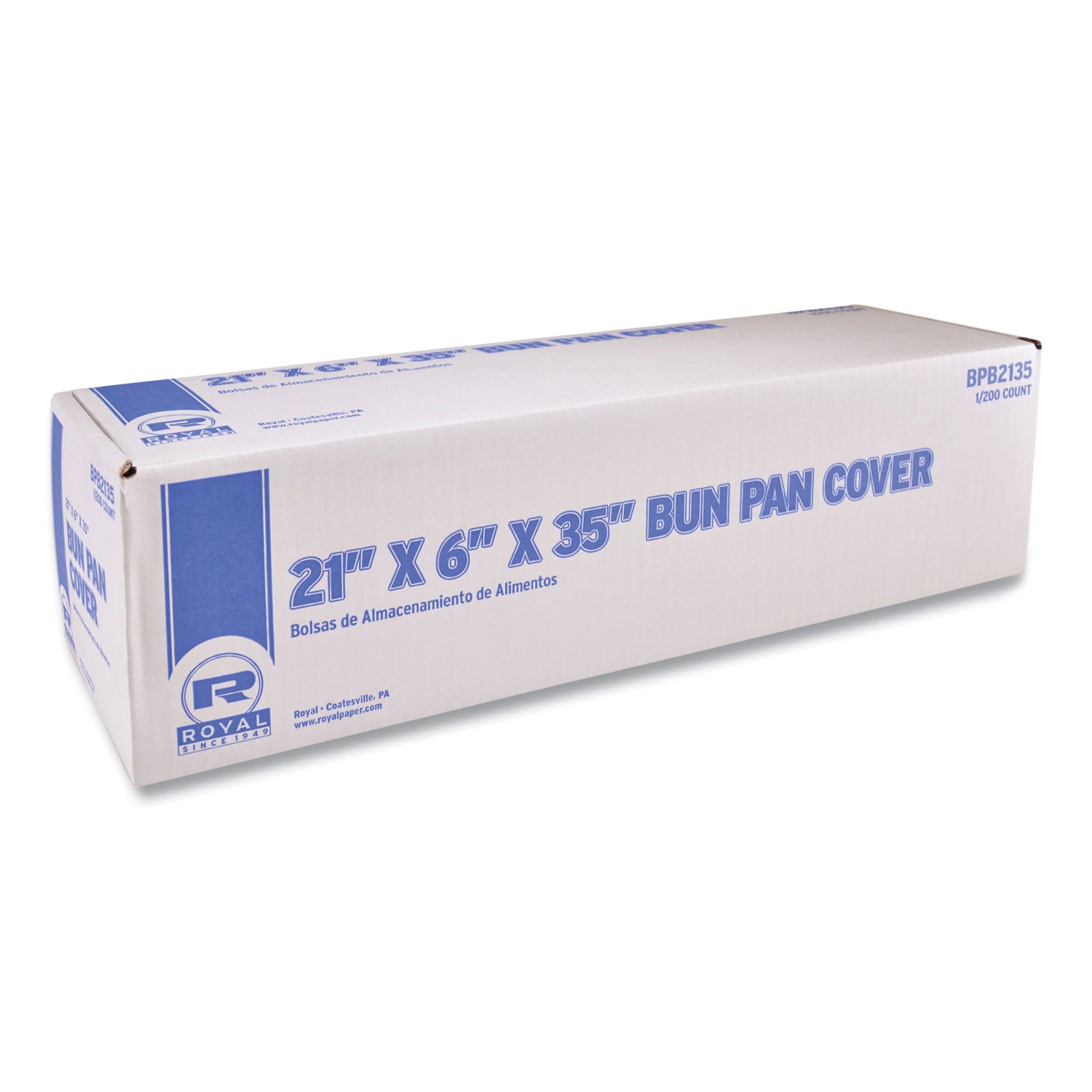 AmerCareRoyal® Clear Full Size Bun Pan Bags - 21 x 6 x 35 Inches, 200 Count per Carton - Perfect for Commercial Bakeries, Catering & Food Storage