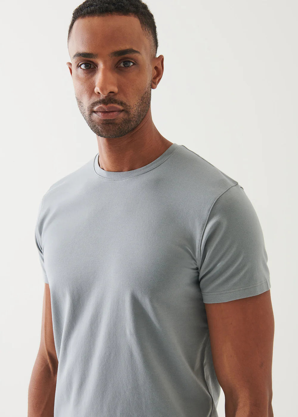 Premium Short Sleeve Pima Cotton Stretch Crew Neck T-Shirt for Men - Soft Breathable Tee for Casual Wear, Gym & Everyday Comfort