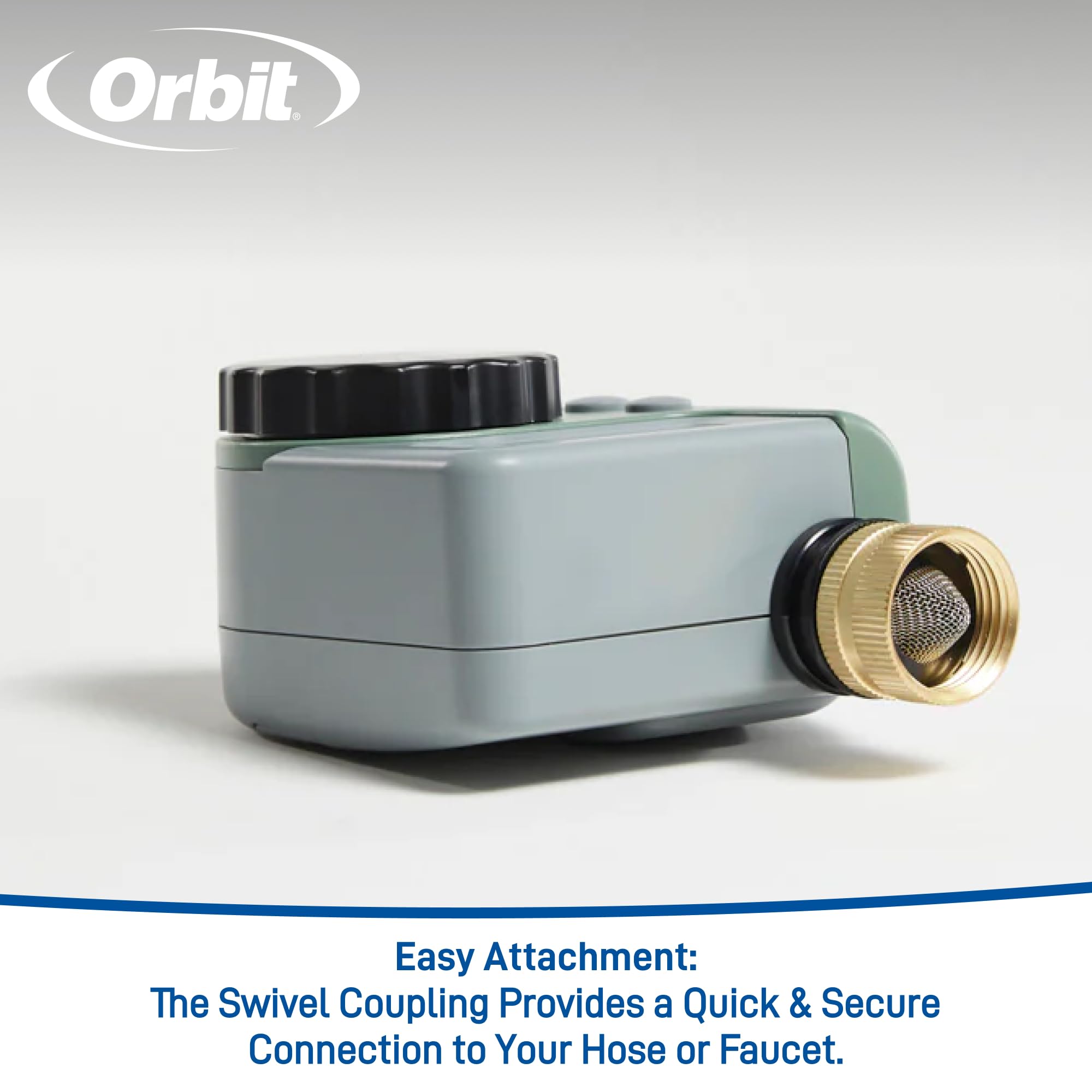 Orbit 62056 Single Outlet Hose Faucet Timer - Automatic Water Timer for Garden, Lawn, and Sprinkler System - Easy-to-Use Dial Irrigation Controller for Outdoor Watering