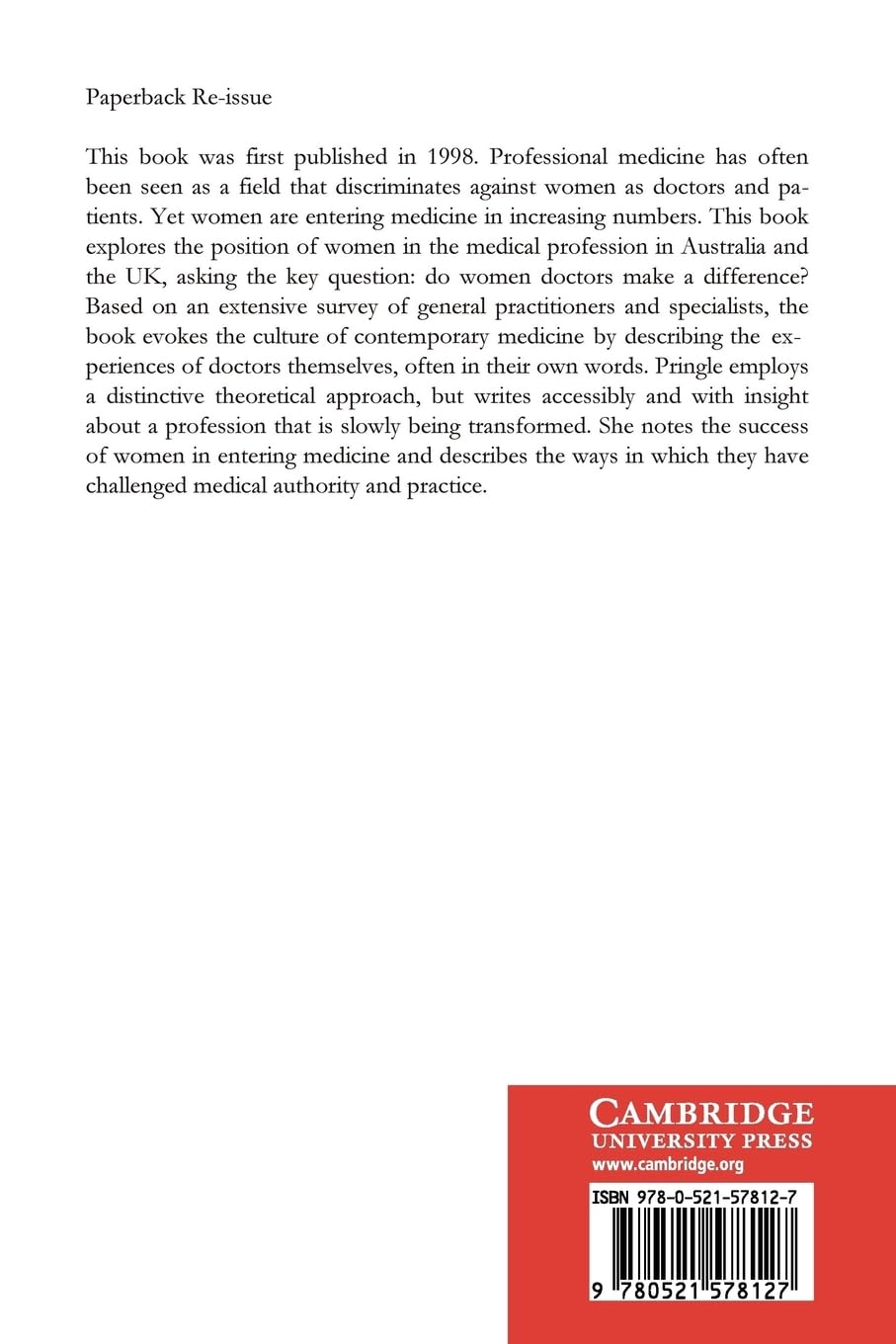 Sex and Medicine: Gender, Power & Authority in Healthcare Profession - Essential Guide for Medical Students & Professionals