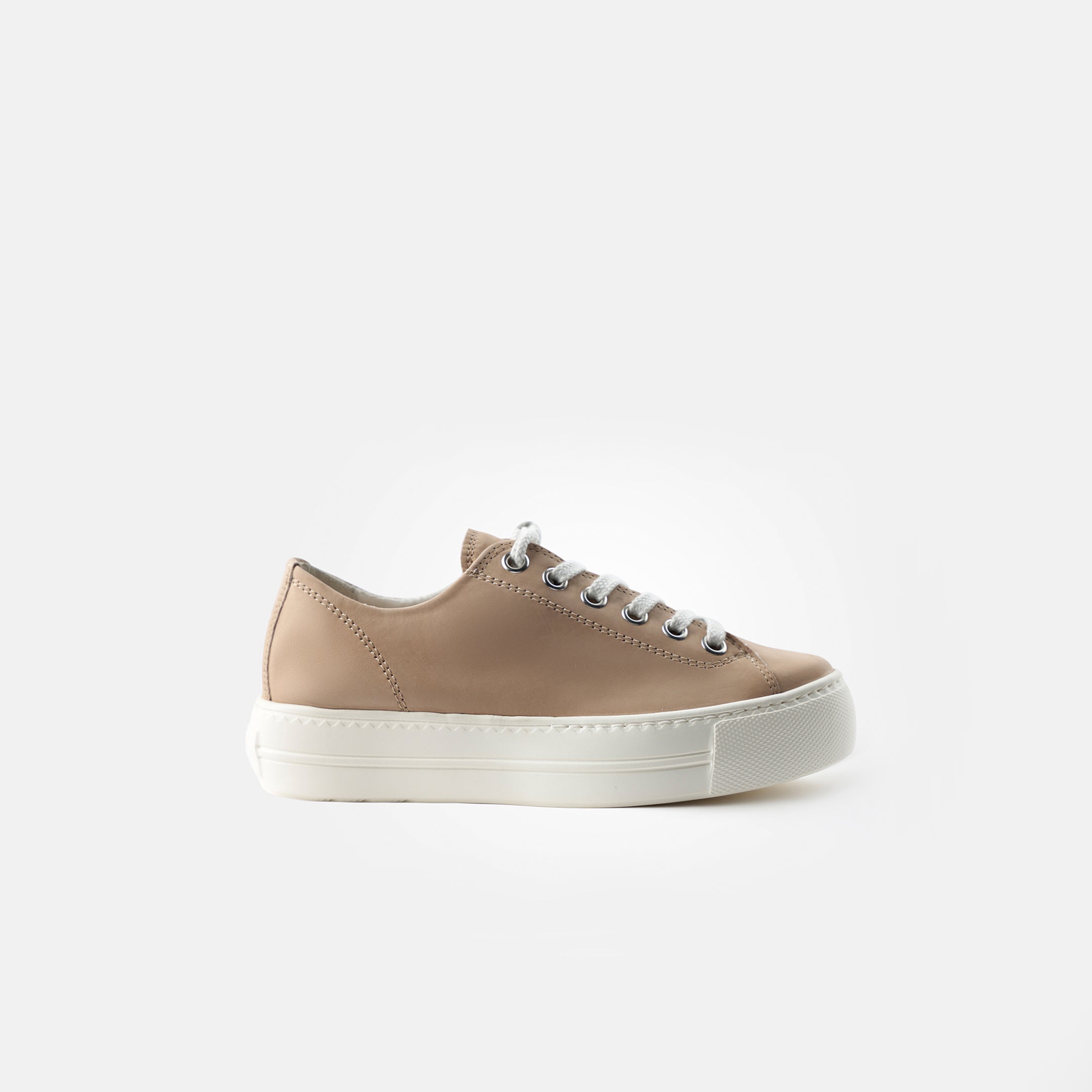 PAUL GREEN Women's Tan Platform Sneakers 4790 - Comfortable Casual Shoes for Walking, Work & Everyday Wear