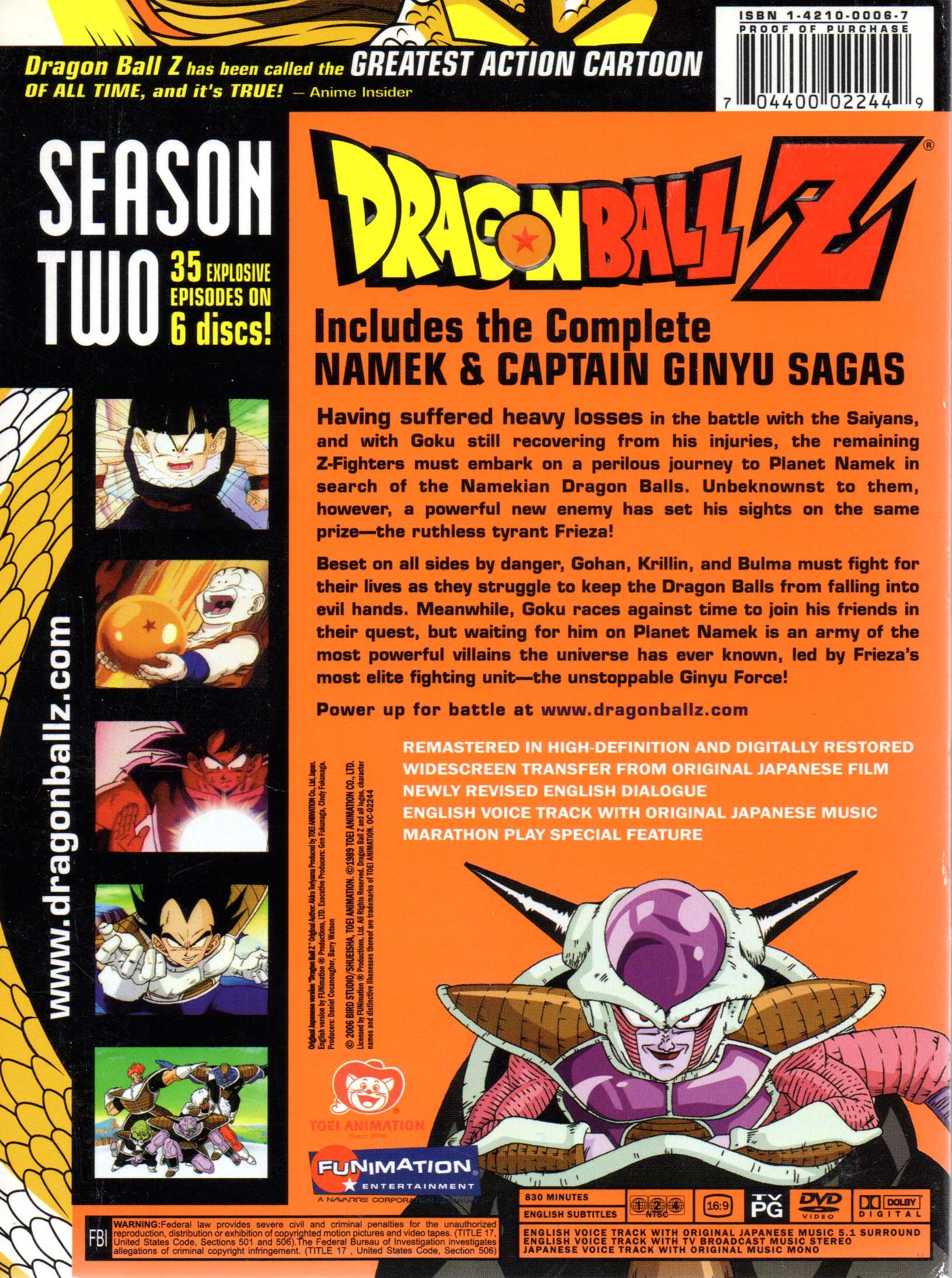 Dragon Ball Z Complete Seasons 1-9 DVD Box Set - Anime Action Series for Collectors & Fans | Perfect for Binge-Watching & Gift Giving