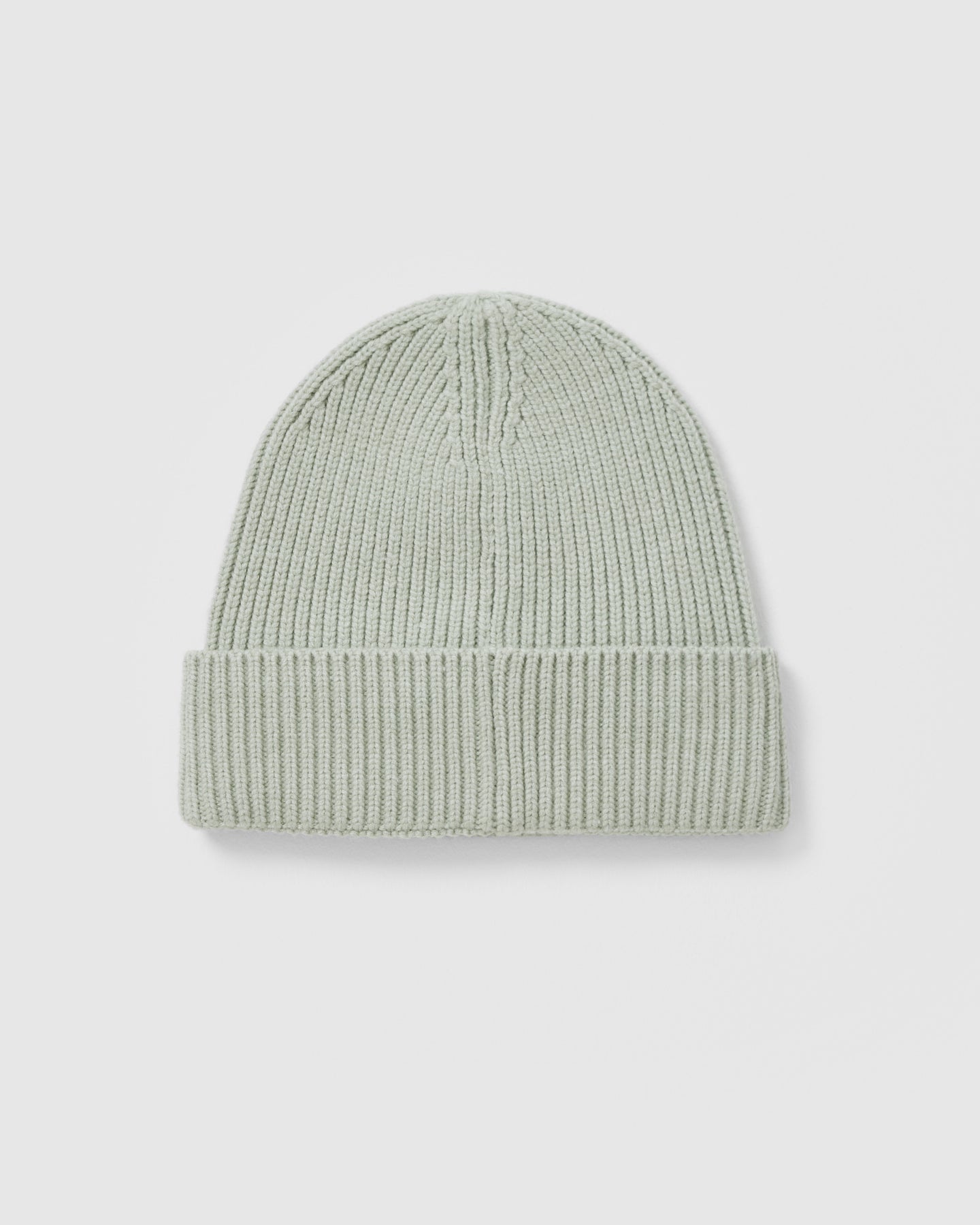 Ribbed Beanie Hat for Men & Women - Soft Knit Winter Beanie in Tea Green - Perfect for Cold Weather, Outdoor Activities & Casual Style