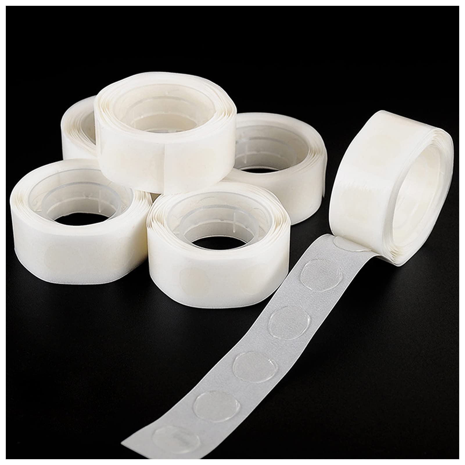 Chaber Heavy Duty Double Sided Tape - 100pcs/Roll for Balloons, Wedding & Party Decorations - Strong Adhesive for Wall, Photo, Craft & Gift Wrapping - Perfect for Birthday, Baby Shower & Holiday Decor