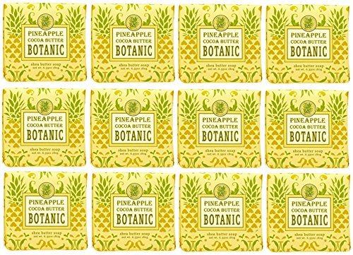Greenwich Bay Trading Company Bulk Soap Pack - 12 Bars of 1.9oz Pineapple Cocoa Butter Scented Soap for Bath, Shower & Gift Sets | Moisturizing Handmade Soap with Natural Ingredients