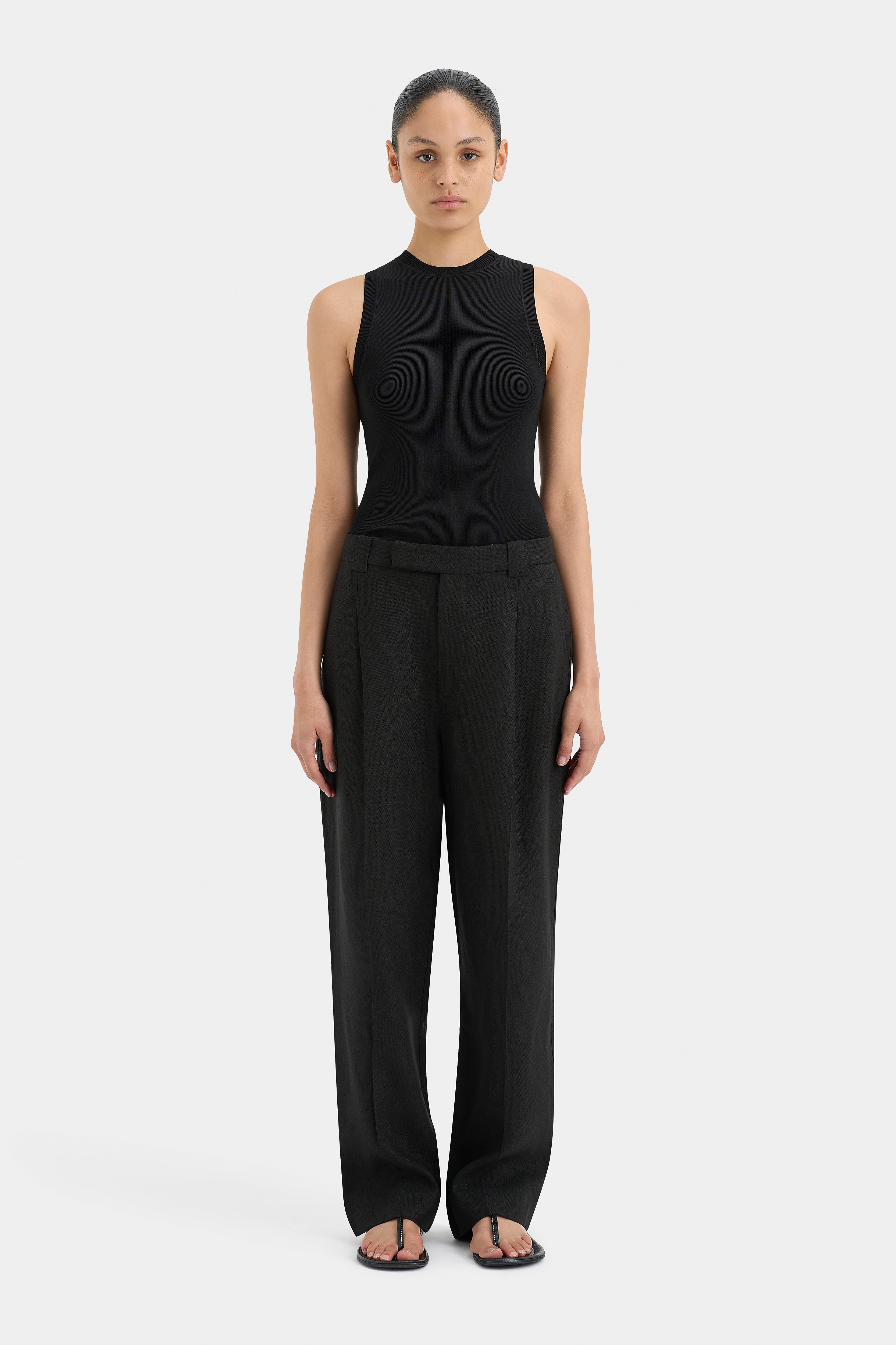 Stylish Clemence Trousers for Women - Comfortable & Trendy High-Waisted Pants for Office, Casual Wear & Travel
